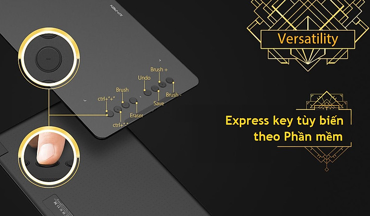 Bảng Vẽ Điện Tử XP-Pen Deco 01 6x10 Inch Lực Nhấn 8192 Cảm Biến 2018