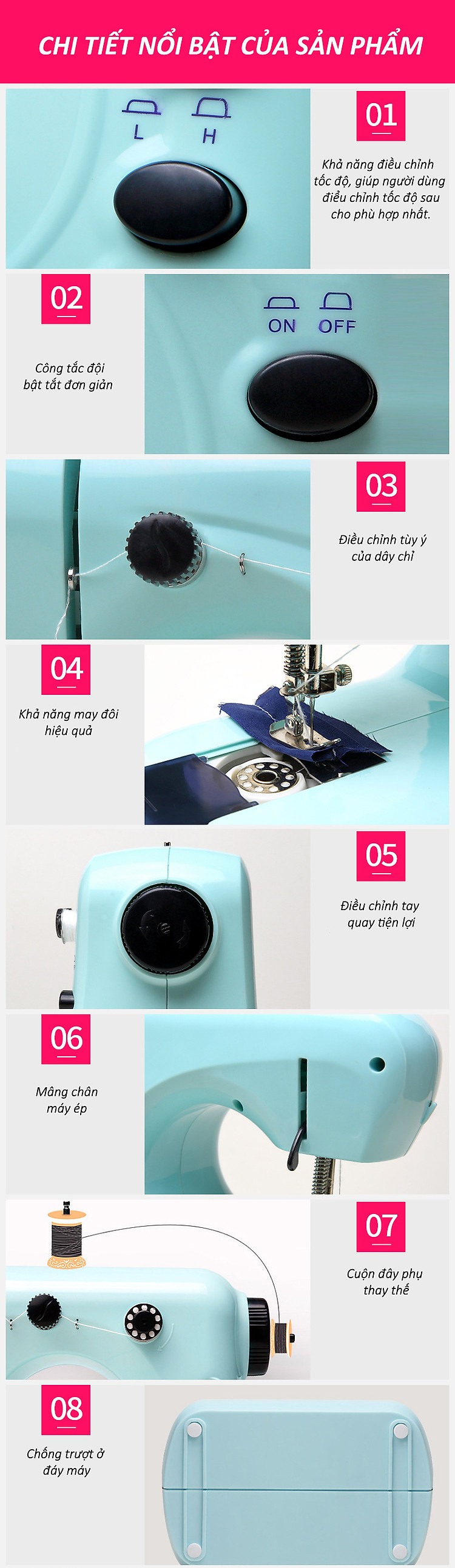 Máy máy mini gia đình JYSM-306A