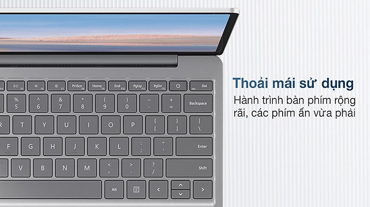 Surface Laptop Go i5 1035G1 - Nhập khẩu - Bàn phím
