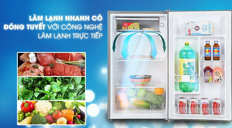 Hệ thống làm lạnh trực tiếp - Tủ lạnh Beko 93 lít RS9051P