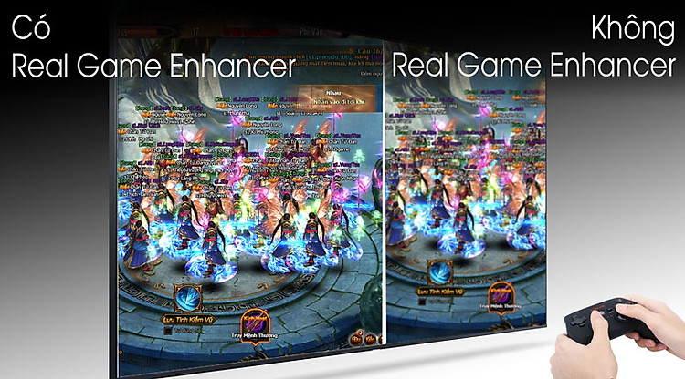 Real Game Enhancer+ - Smart Tivi QLED Samsung 4K 55 inch QA55Q80T