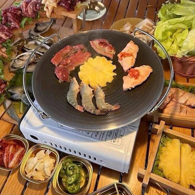 Chảo nướng inox 3 lớp Fivestar Blackcube 34cm