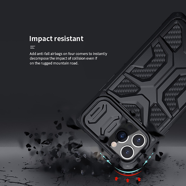 Ốp Lưng Nillkin Adventurer Case dành cho iPhone 13 / 13 Pro / 13 Pro Max - Hàng Nhập Khẩu