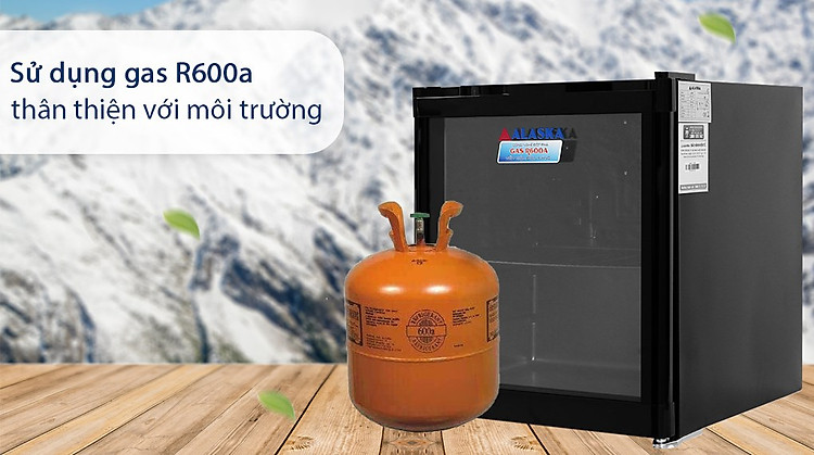 Tủ mát Alaska 50 lít LC 50B Đen - Thiết kế bên trong