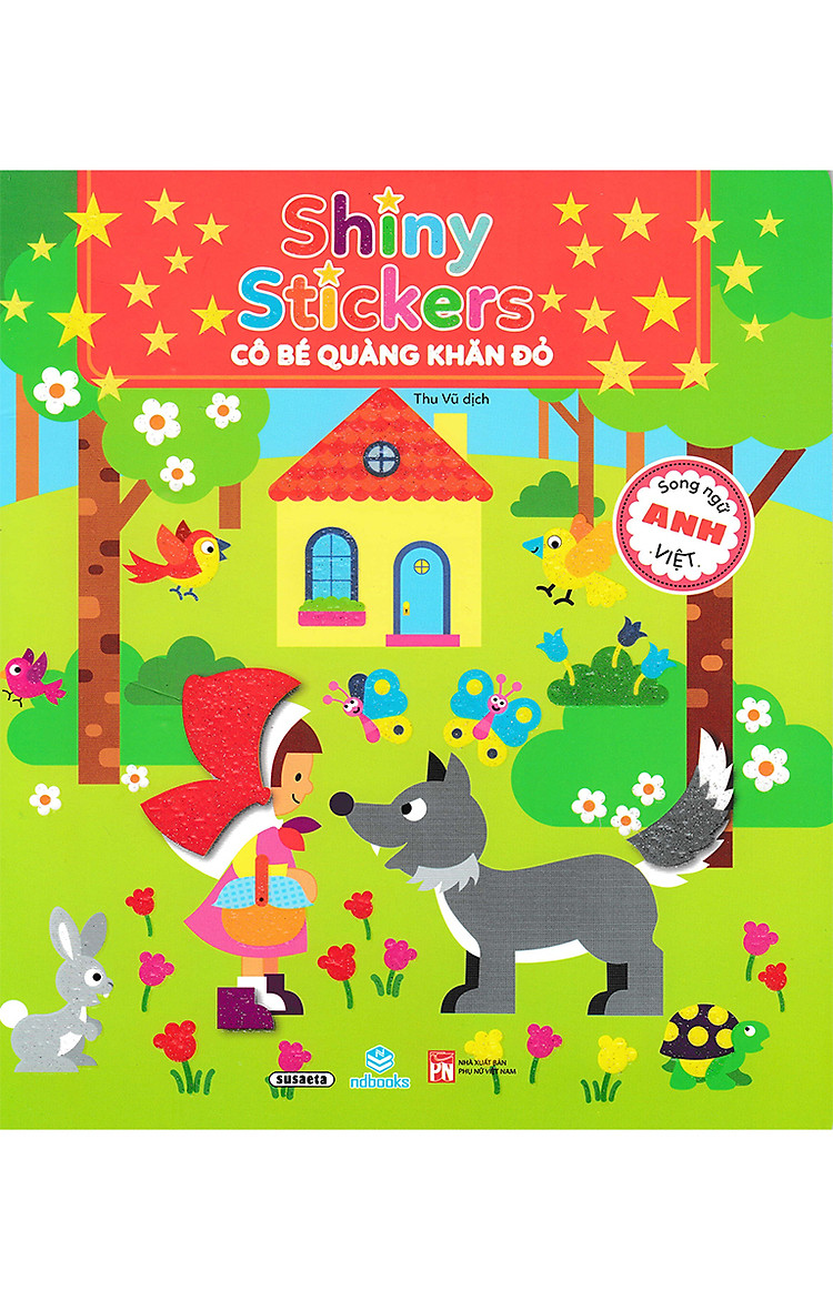 Shiny Stickers: Cô Bé Quàng Khăn Đỏ - Song Ngữ Anh - Việt (ND)