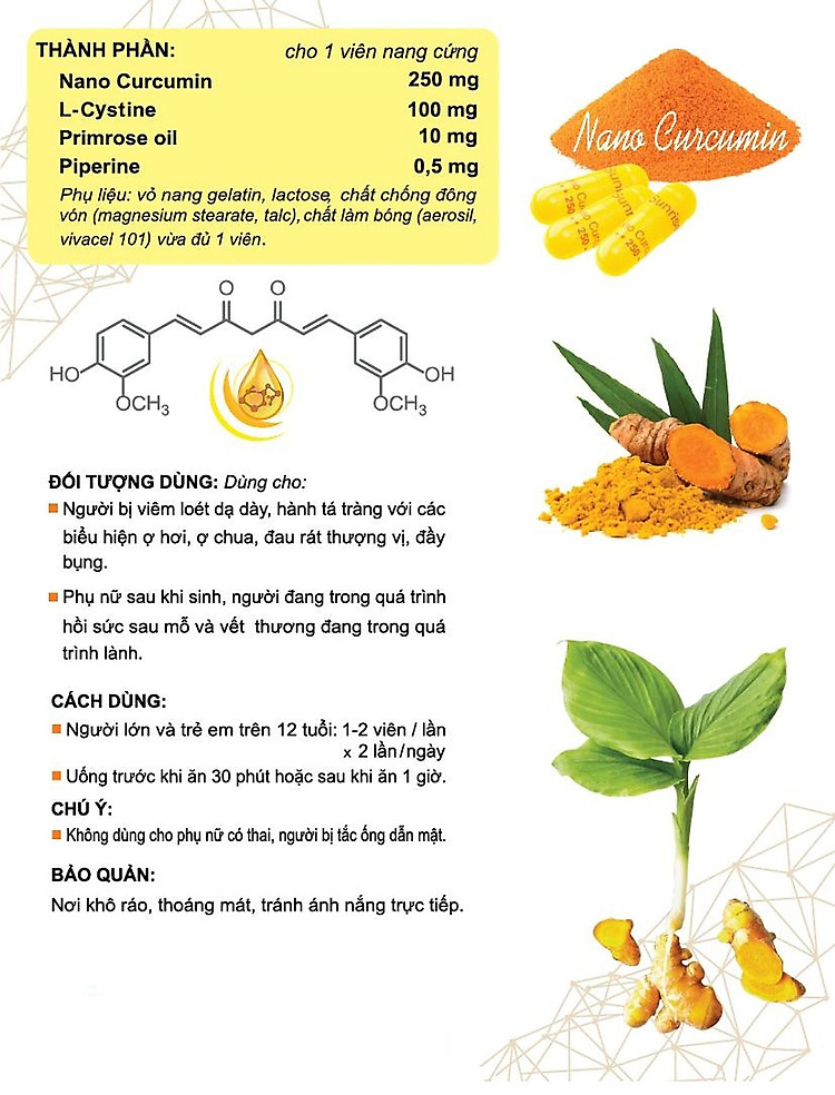 THỰC PHẨM DINH DƯỠNG - Nano Cucumin 1 - Tinh Chất Từ Nghệ Tươi - Sản Phẩm Tự Nhiên 100% - Chứng Nhận Chất Lượng 2 THỰC PHẨM DINH DƯỠNG - Nano Cucumin 1 - Tinh Chất Từ Nghệ Tươi - Sản Phẩm Tự Nhiên 100% - Chứng Nhận Chất Lượng 2