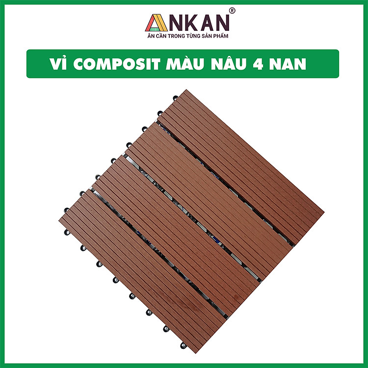 Vỉ Sàn Gỗ Nhựa Composite Lót Nhà Tắm Sân Thượng 4