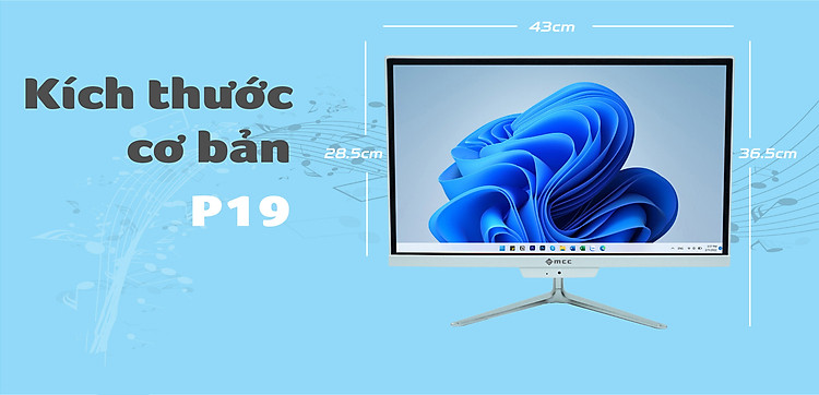 PC All In One MCC 6482P19  thiết kế đẹp
