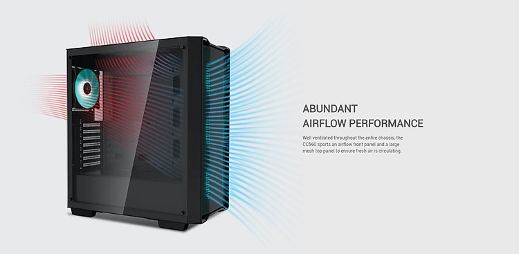 Case máy tính DEEPCOOL CC560 Chính hãng