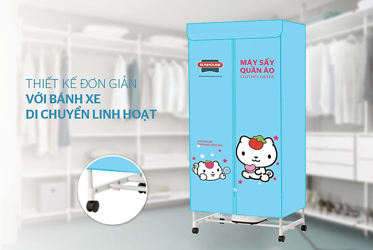 Máy sấy quần áo SUNHOUSE SHD2702 01