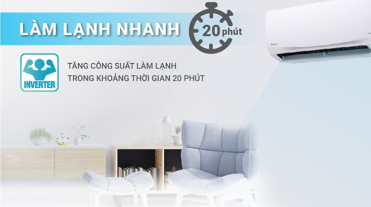 Máy lạnh Daikin Inverter 2 HP FTKF50XVMV - Công nghệ làm lạnh