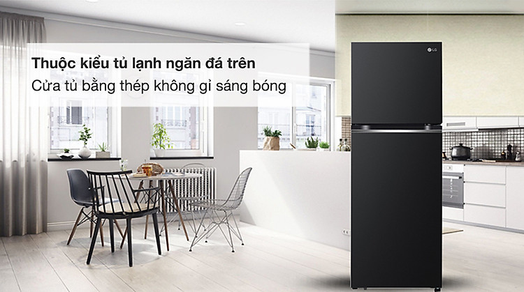 Tủ lạnh LG Inverter 243 Lít GV-B242BL - thiết kế hiện đại
