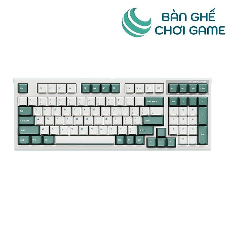 Bàn phím cơ FL-eSports FL980CPS Aqua Green Kailh Box Switch