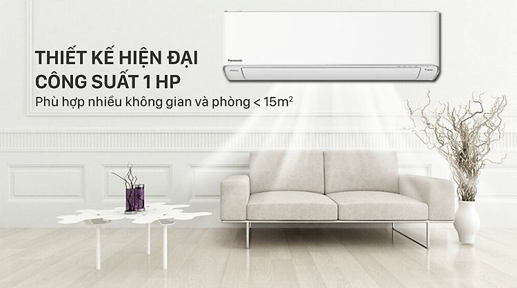 Máy lạnh 2 chiều Panasonic 1 HP CU/CS-XZ9XKH-8 - Kiểu dáng hiện đại, sang trọng với công suất 1 HP