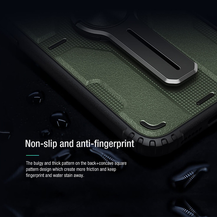 Ốp lưng chống sốc cho iPhone 12 Pro Max 6.7 inch chống sốc kiêm giá đỡ hiệu Nillkin Medley chống sốc cực tốt, chất liệu cao cấp, kiêm giá đỡ cho điện thoại - hàng chính hãng