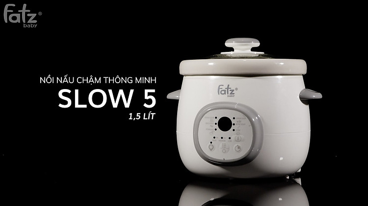 Nồi nấu chậm thông minh hẹn giờ Fatzbaby 1.5L SLOW 5 FB9115ZT 6