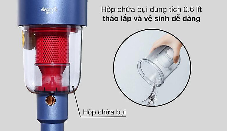 Hộp bụi - Máy hút bụi cầm tay không dây Deerma VC20 PRO