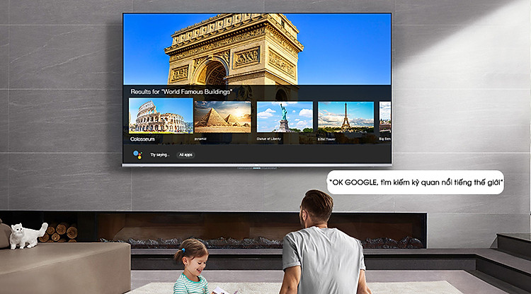 Android Tivi TCL 50 inch L50P715 - Google Assistant