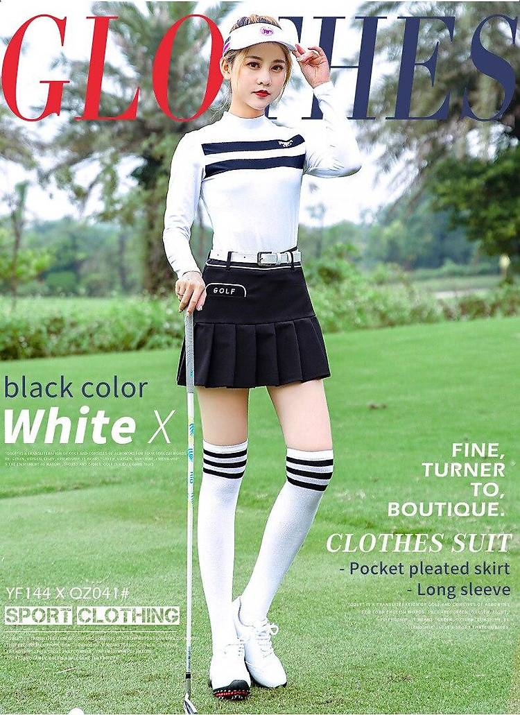 Quần short golf PGm Quần nữ bằng chứng Váy bằng vải cotton Mềm mại thoáng khí và thấm mồ hôi Váy Qz041