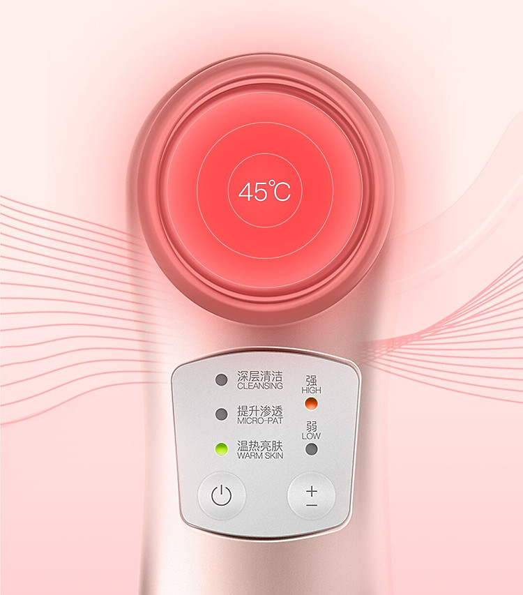 XIAOMI YOUPIN WéllSkins Electric Facial Cleanser Làm sạch lỗ chân lông Máy massage làm đẹp da Spa Dụng cụ chăm sóc sắc đẹp 9