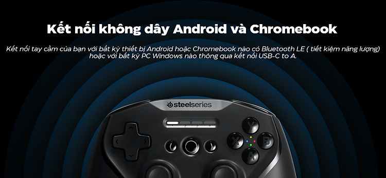 Tay Cầm Chơi Game Không Dây Steelseries STRATUS+ Controller for Android/PC