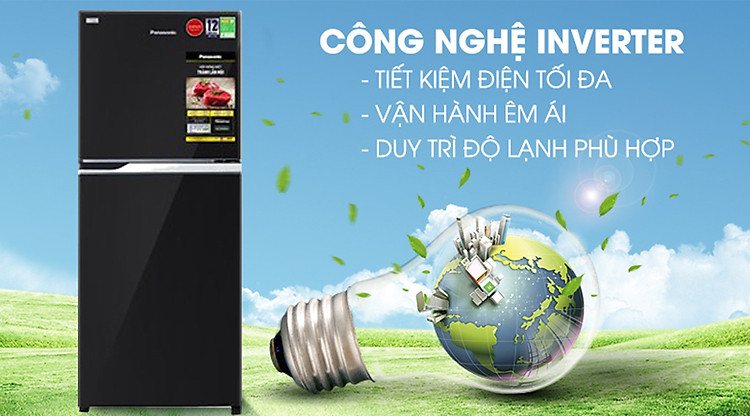 Tủ lạnh Panasonic Inverter 234 lít NR-BL263PKVN-Siêu tiết kiệm điện với công nghệ biến tần Inverter 