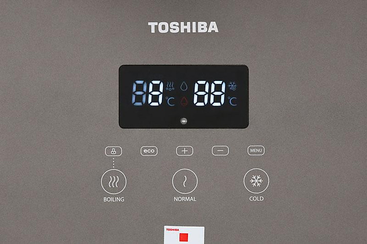 Bảng điều khiển cảm ứng hiện đại nhạy bén - Máy nước nóng lạnh Toshiba RWF-W1830UVBV(T)