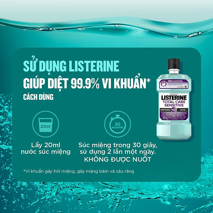 Listerine Mouthwash Total Care Sensitive