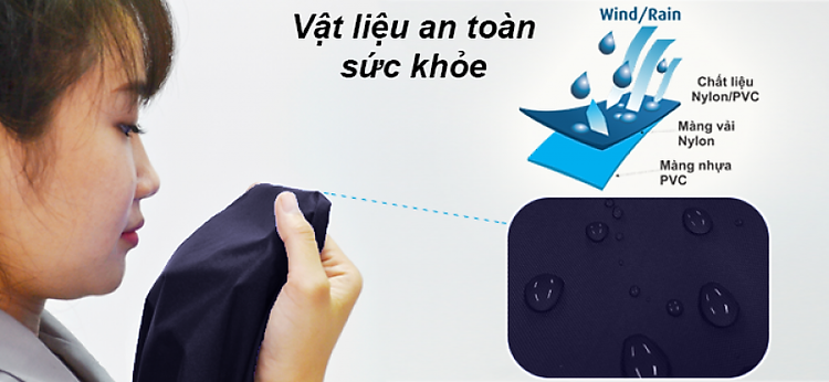 vật liệu sản xuất áo mưa an toàn sức khỏe RANDO