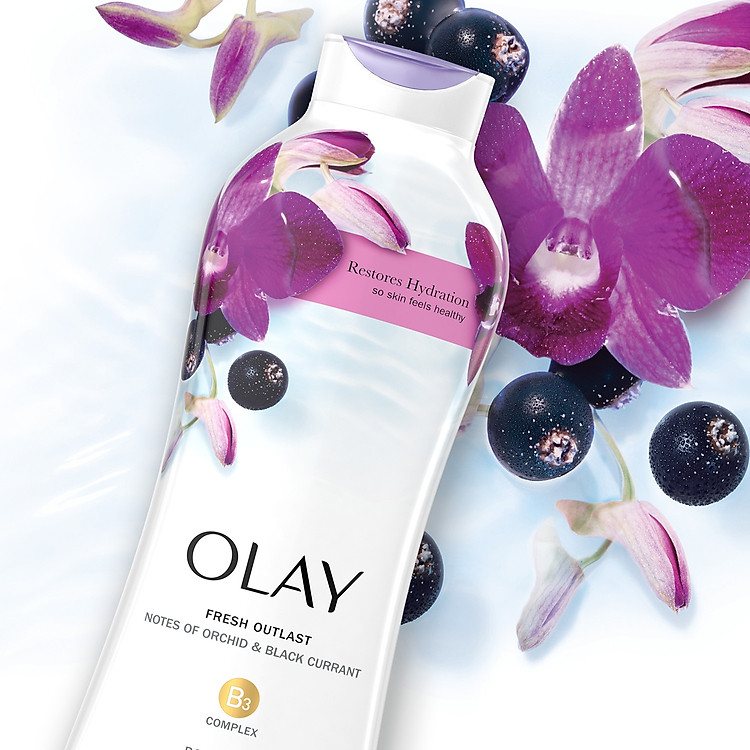 Olay Soothing Orchid Blackcurrant Body Wash