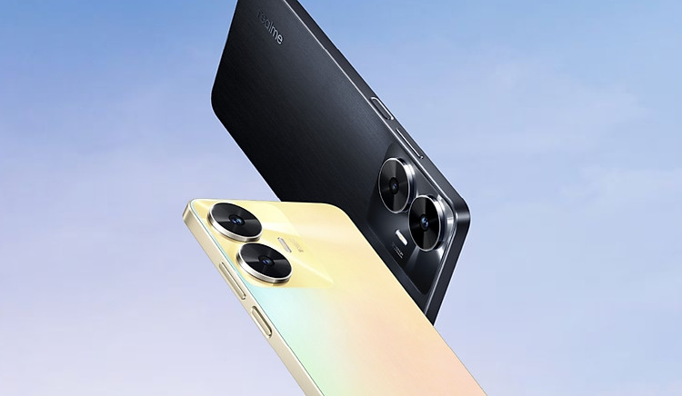 Điện thoại Realme C55 thiết kế mỏng nhẹ