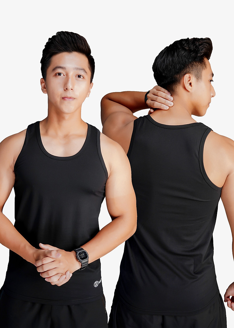 Combo 2 áo ba lỗ nam/áo 3 lỗ nam, sợi cotton mềm mịn siêu thoáng mát, thấm hút mồ hôi cực tốt, co giãn 4 chiều MRM FASHION -MM