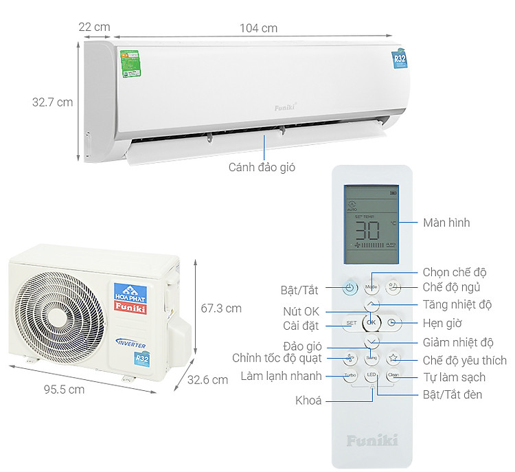 Máy lạnh Funiki 2.5 HP HSC24TMU.ST3