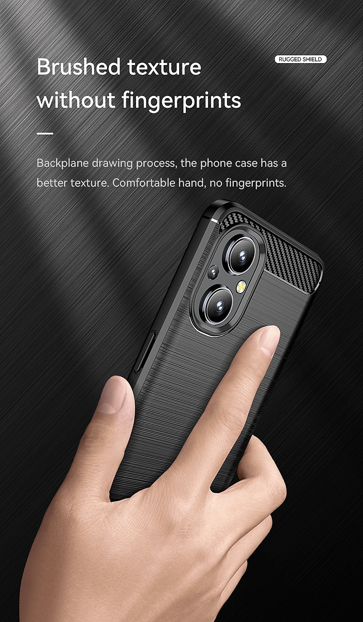 img Ốp lưng chống sốc vân kim loại cho Oppo Reno 8Z 5G hiệu Likgus