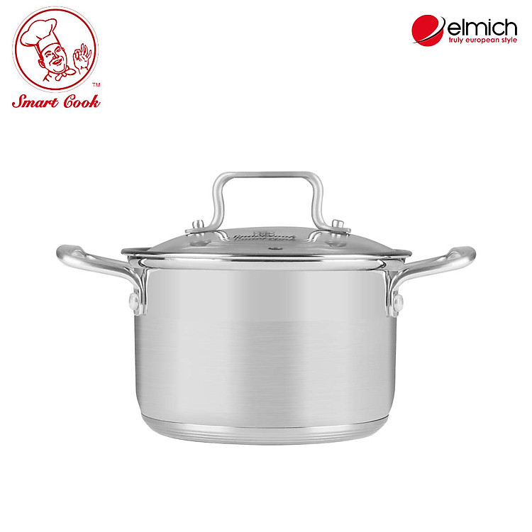 Bộ nồi Inox cao cấp 5 đáy Smartcook SMR3 dùng bếp từ