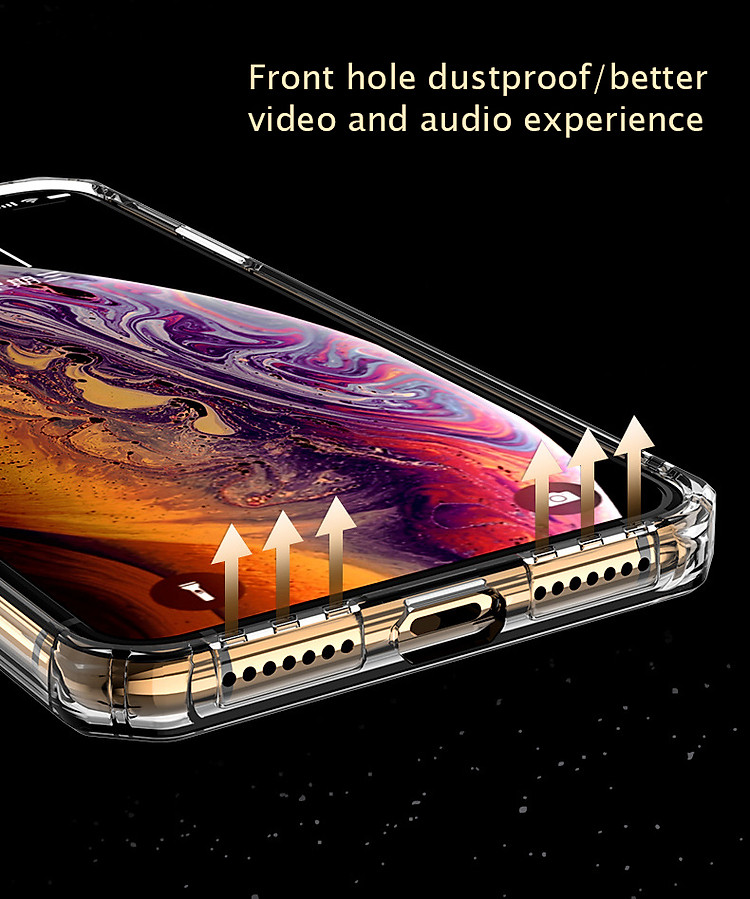 Ốp Silicon TPU Leeu Design dành cho iPhone Xs Max_ Hàng Nhập Khẩu
