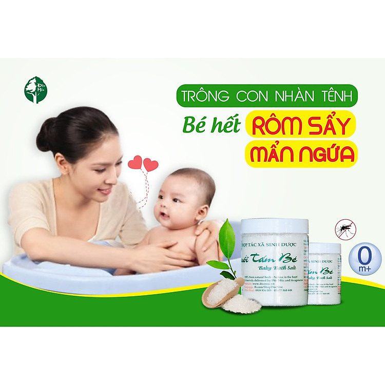 Muối Tắm Bé Độc Môc – Đánh Bay Rôm Sẩy, Mẩn Ngứa | Bỉm Vải Goodmama