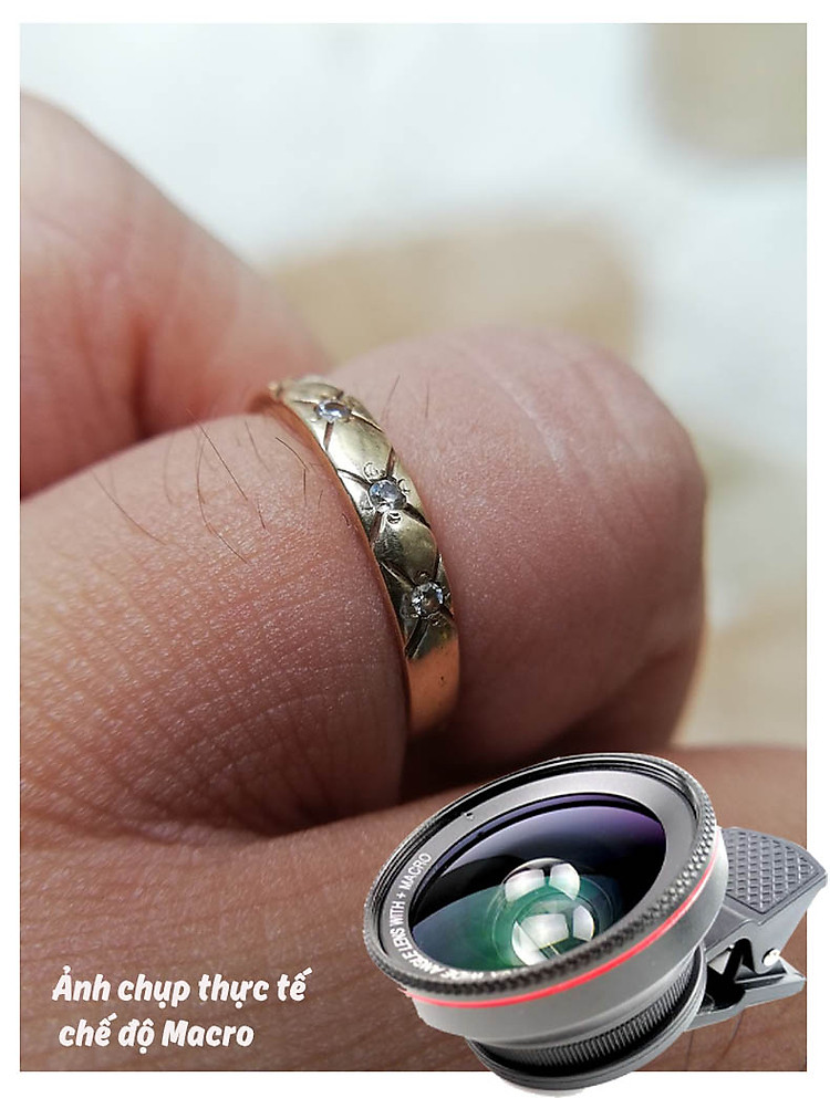 Bộ kính lens cho điện thoại góc rộng Wide Angle, Macro chất lượng 4K HD 0.6X Aturos LN01