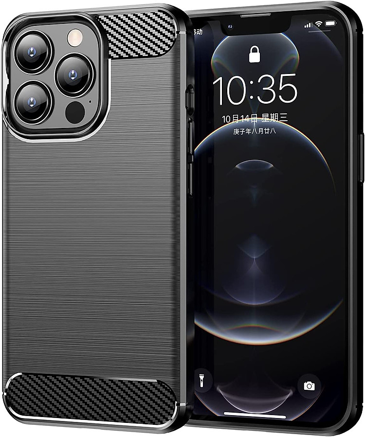 Ốp lưng chống sốc vân kim loại cho iPhone 14 Pro Max (6.7 inch) hiệu Likgus (chuẩn quân đội, chống va đập, chống vân tay) - Hàng nhập khẩu