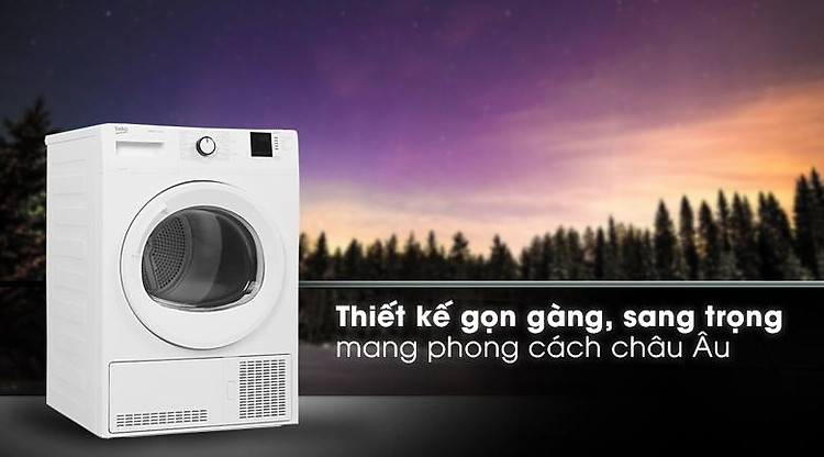 Thiết kế gọng gàng - Máy sấy Beko 8kg DU8133GA0W