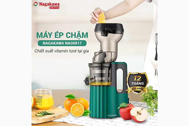 Máy ép chậm Nagakawa NAG0817