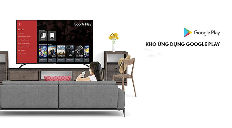 Kho ứng dụng phong phú - Android Tivi Sharp 4K 60 inch 4T-C60CK1X