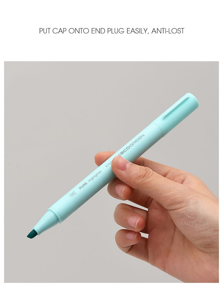 Xiaomi KACO 5 màu Bút dạ quang Bộ bút chì màu nổi bật cho trường học Bút đánh dấu VĂN PHÒNG 8