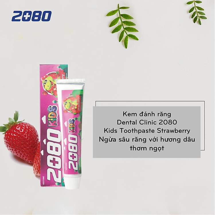 Dental Clinic 2080 Kids Strawberry Toothpaste