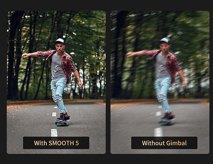 Zhiyun Smooth 5 giúp ổn định hình ảnh vượt trội