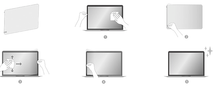 Cách dán màn hình Macbook