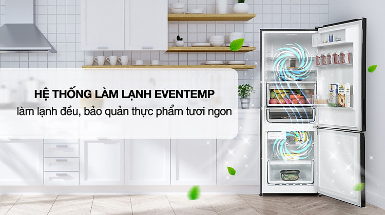 Tủ lạnh Electrolux Inverter 308 Lít EBB3402K-H - Công nghệ làm lạnh