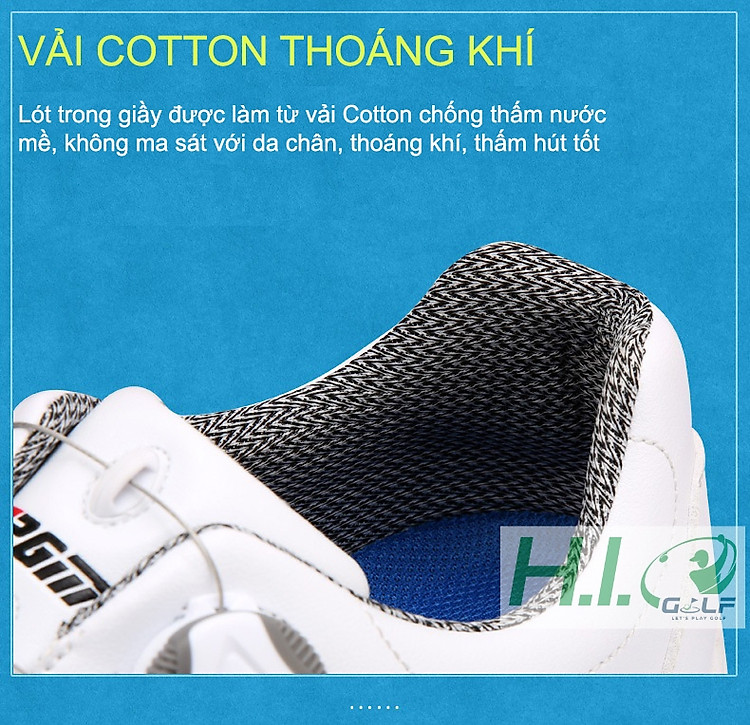 Giầy Golf nam PGM khoá BOA chống nước PGM XZ101