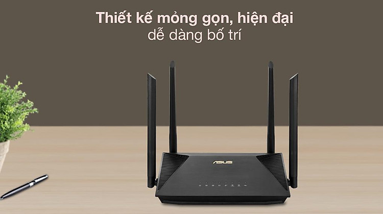 Nhỏ gọn - Asus AX53U Đen Nhỏ gọn - Asus AX53U Đen