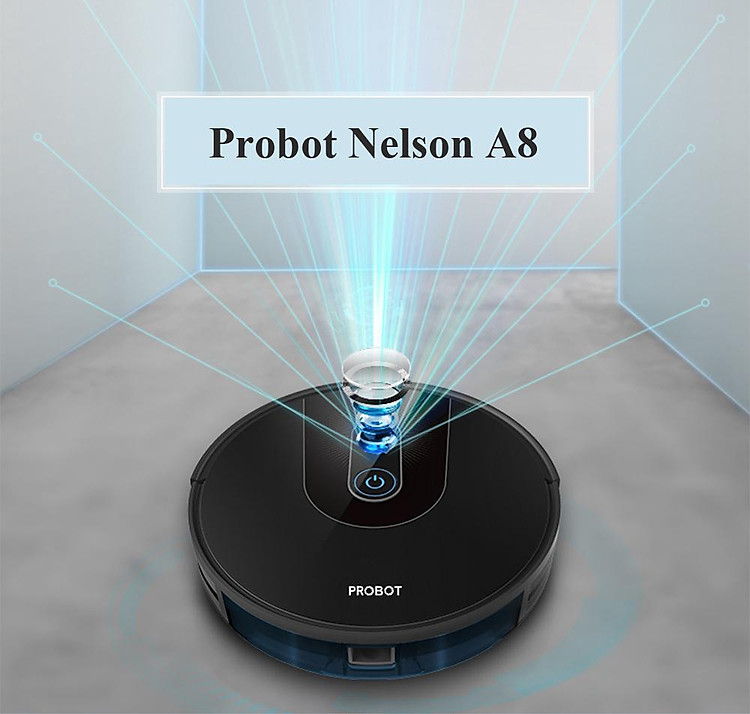 Probot Nelson A8, Robot hút bụi lau nhà WiFi, Alexa